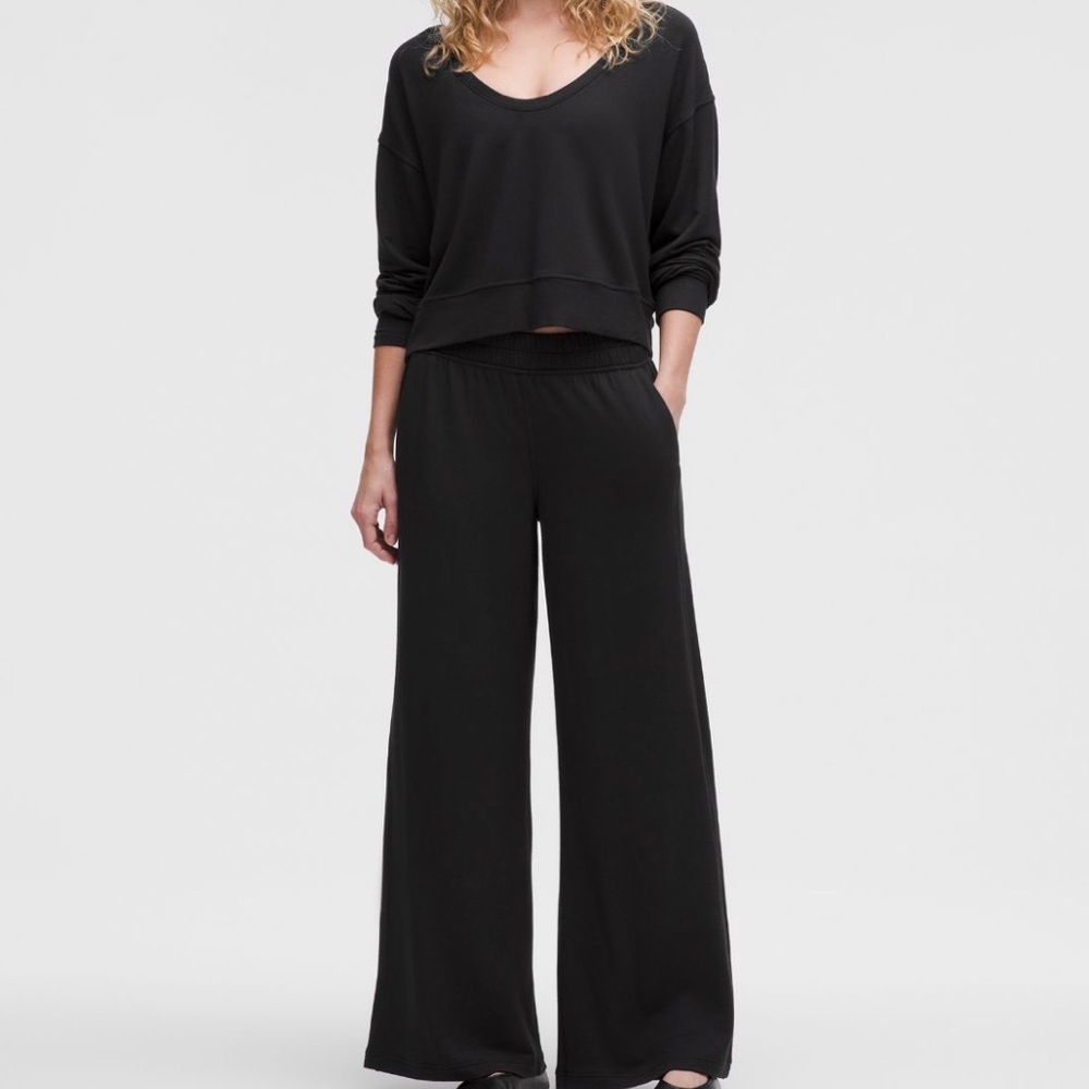 ❤️ Lululemon BeCalm Wide Leg Pants Size XS Black NWOT